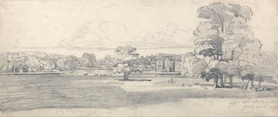 The Old Hall, Tabley, Surrounded by Parkland, July 20, 1814 by James Ward